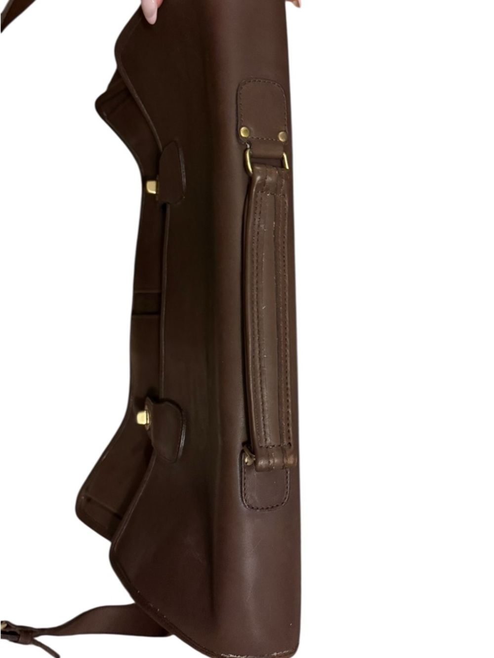 Coach vintage 90s Prescott Brief briefcase w/strap - Picture 3 of 14